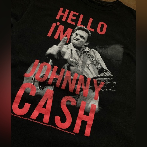 Johnny Cash 🖕🏼Zion Rootswear  Size-M         Circa 2012 EUC Unisex - Picture 2 of 12